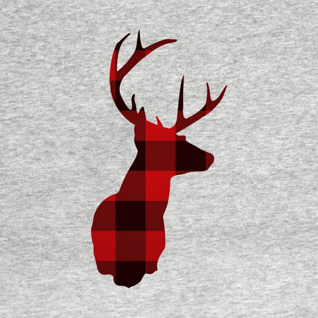 Plaid Deer by thedesignfarmer